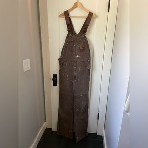 Carhartt overalls with extra long straps 34x36